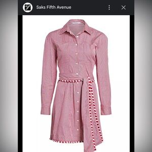 NWT Derek Lam 10 Crosby Shirt Dress Size 12